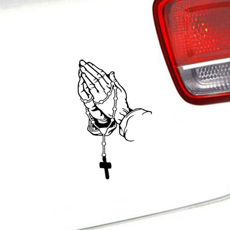 10pcs Car Stickers Car Rear Modification Plate Label(White)