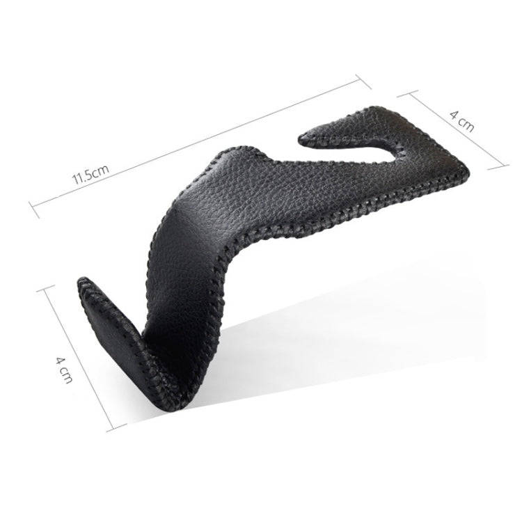 Car Hidden Multi-function Seat Back Seat Small Hook(Black Red)