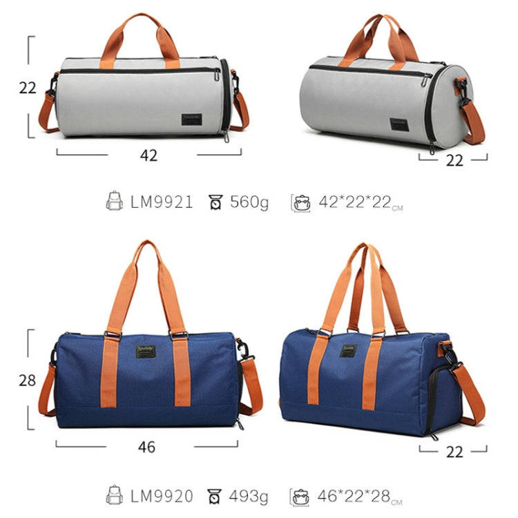 Large-capacity Dry and Wet Separation Waterproof Gym Bag Handheld Casual Yoga Bag, Color: 9920 Blue