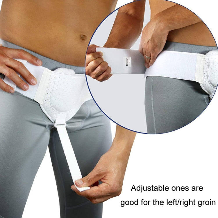 Adult Hernia Belt Groin Protection Belt, Color: Black