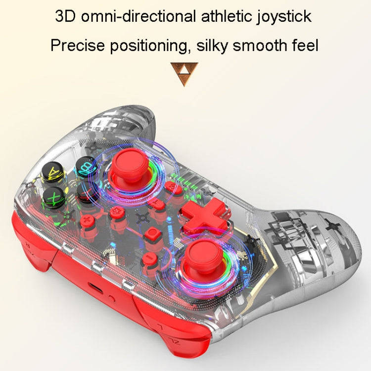 For PS3 / PS4 Dual Vibration Wireless Gamepad With RGB Lights(Green)