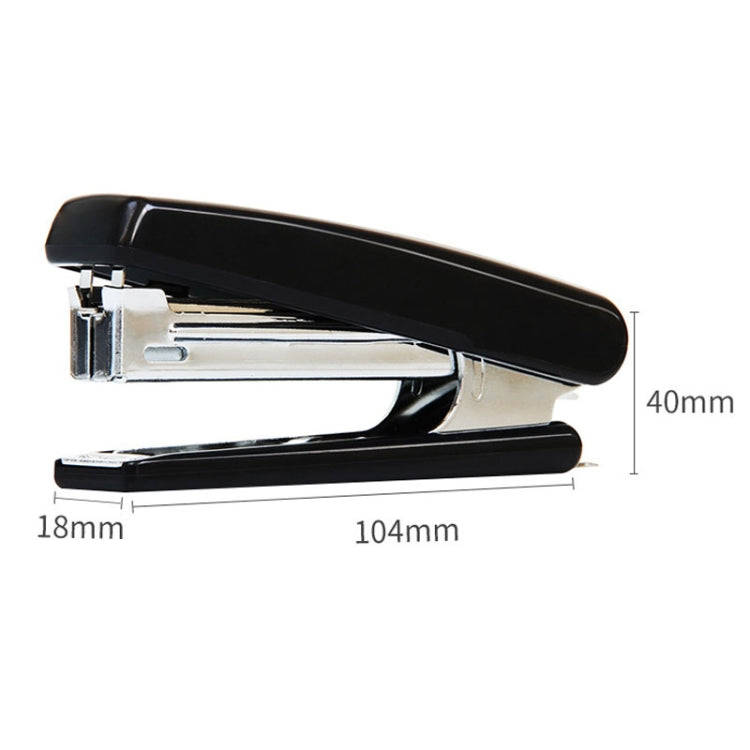 Deli 0222 10 Portable Metal Stapler With Staple Remover Labor Saving Stapler(Blue)