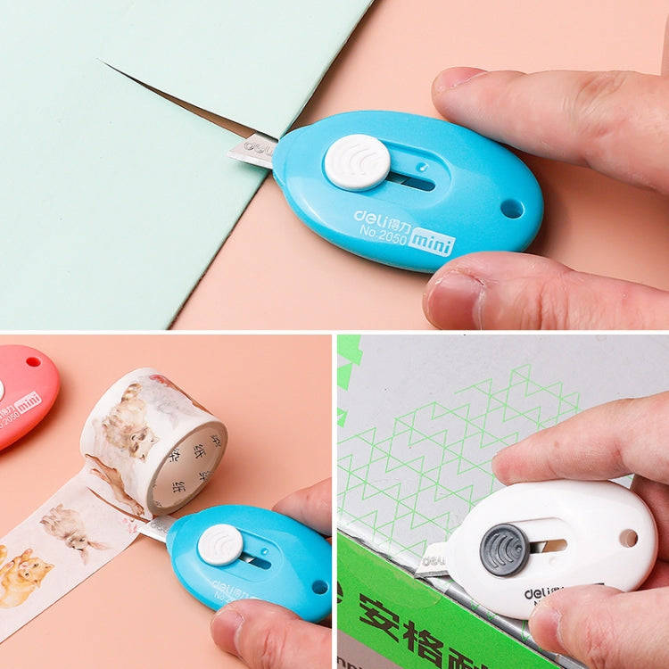 Deli 2050 Small Mini Candy Color Utility Knife Stationery(Random Color Delivery)