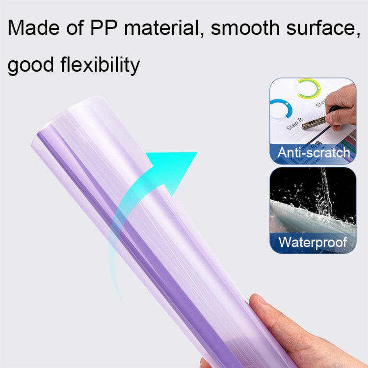 10pcs Deli 5538 File Folder Insert A4 File Drawer Folder Transparent Cover(Random Color Delivery)