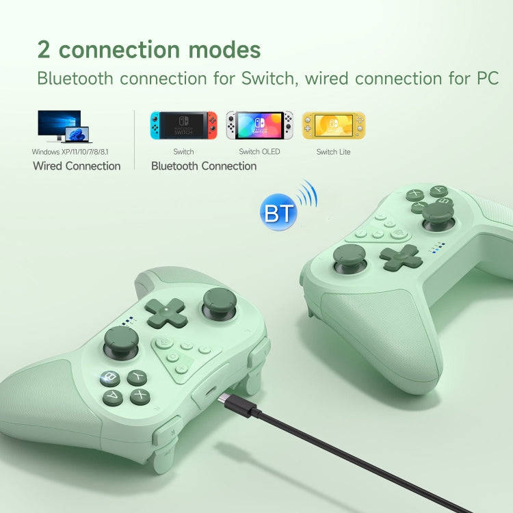 EasySMX T37 Wireless Joysticks Game Controller For Switch / Switch OLED / Switch Lite / PC(Green)