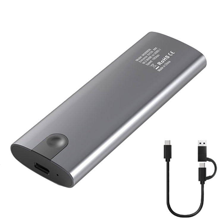 Blueendless 2809 General Dual Protocol Wiring 2-in-1 M.2 Mobile Hard Disk Case SSD External Solid...