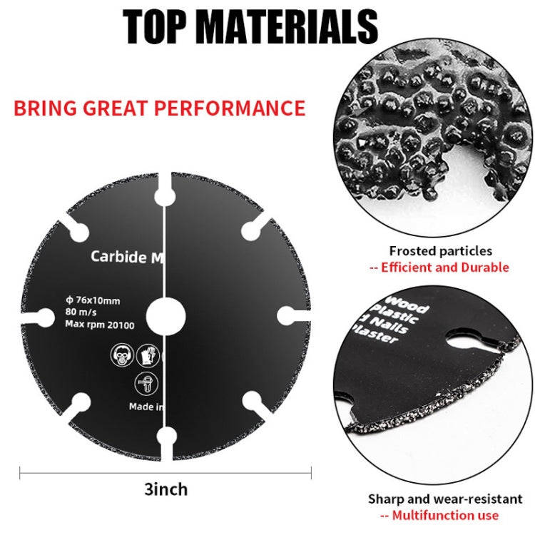 HILDA Grinding Tools Li-Ion Angle Grinder Accessories, Model: Dry Cutting Blade