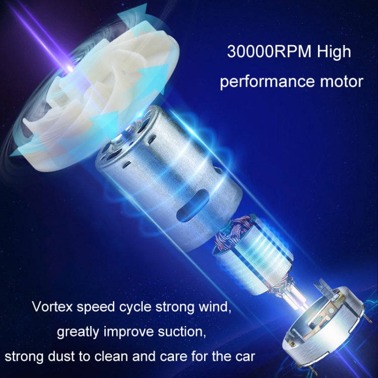 Powerful Portable Car Handheld Vacuum Cleaner, Specification: Wireless