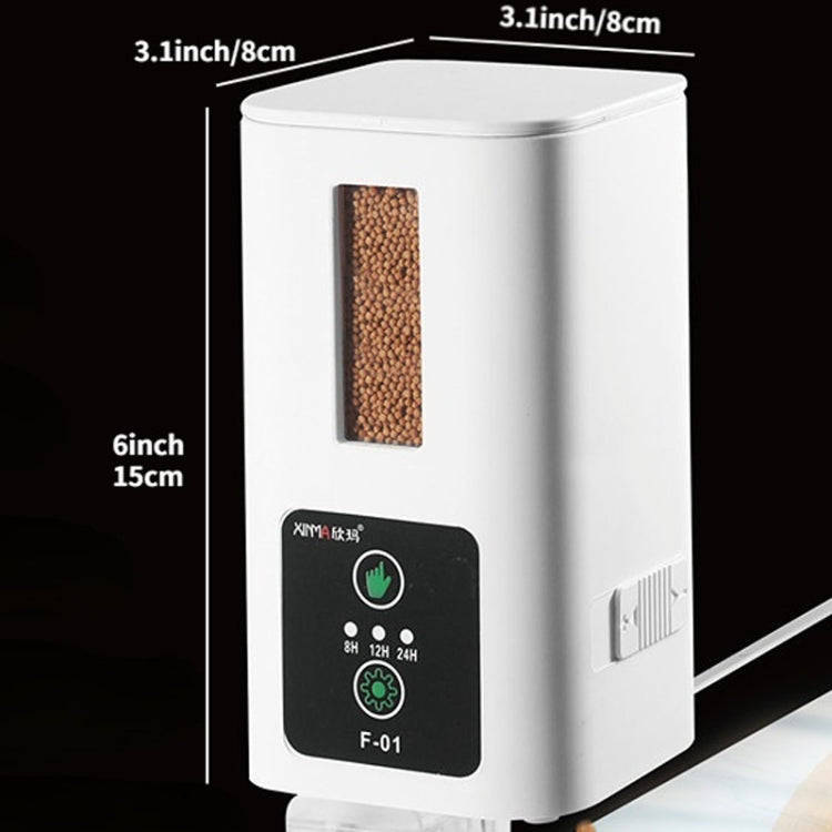 XINMA F-01 400ml Fish Tank Automatic Feeding Device Aquarium Intelligente Timing High-capacity Fi...