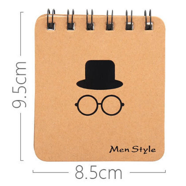 5pcs Small Portable Notebook Mini Pocket Coil Notes, Model: Pipe
