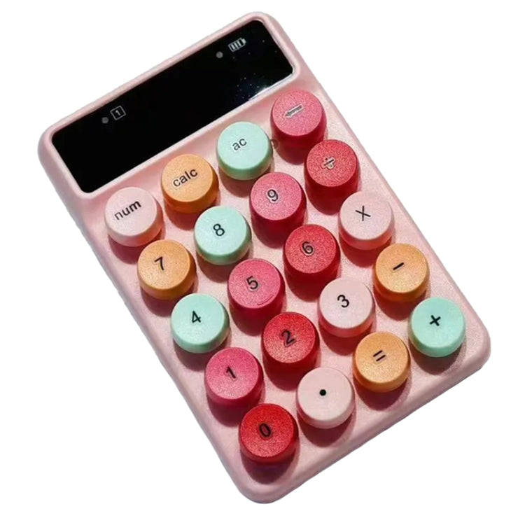 Q3 2.4G Mini Wireless Office Digital Keyboard Cash Register Financial Accounting Password Keypad(...