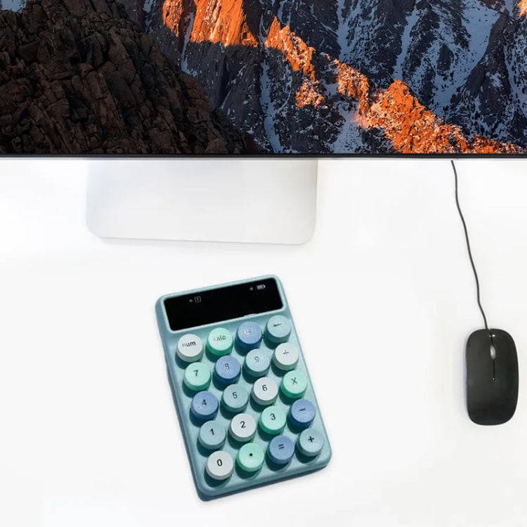 Q3 2.4G Mini Wireless Office Digital Keyboard Cash Register Financial Accounting Password Keypad(...
