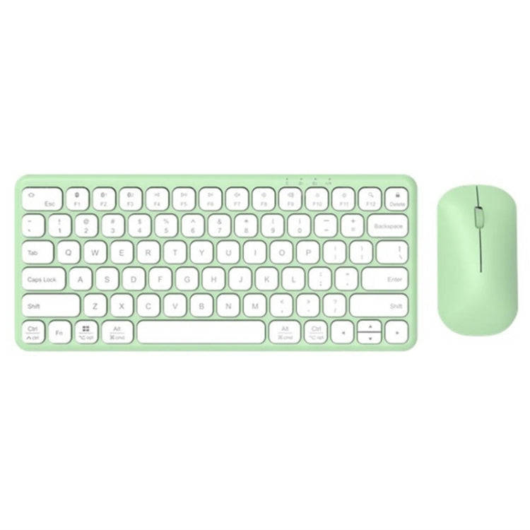 B087 2.4G Portable 78 Keys Dual Mode Wireless Bluetooth Keyboard And Mouse, Style: Keyboard Mouse...