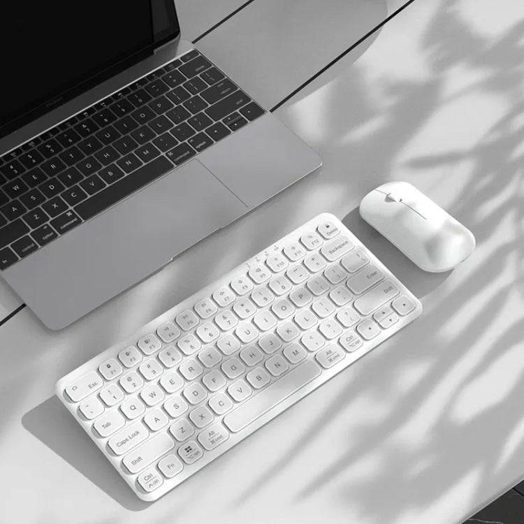 B087 2.4G Portable 78 Keys Dual Mode Wireless Bluetooth Keyboard And Mouse, Style: Keyboard Mouse...