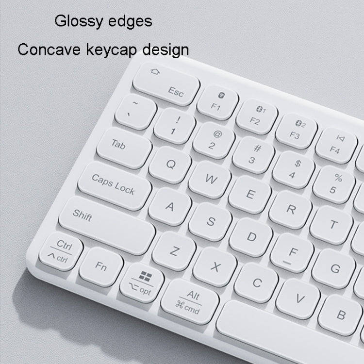 B087 2.4G Portable 78 Keys Dual Mode Wireless Bluetooth Keyboard And Mouse, Style: Keyboard Mouse...