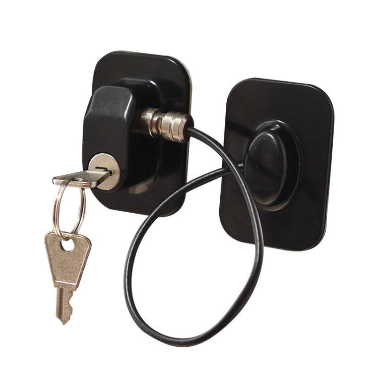 Door And Window Limiters Child Security Anti-Theft Latch With Key(White)