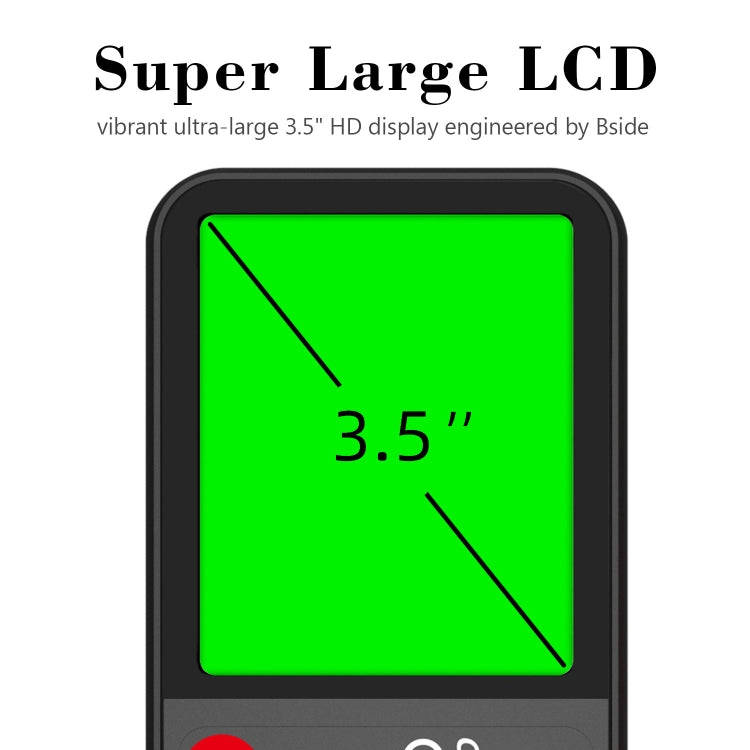 BSIDE ADMS7 Smart Thin Digital Multimeter Counts DC AC Voltmeter, Model: Charging Model With Tool...