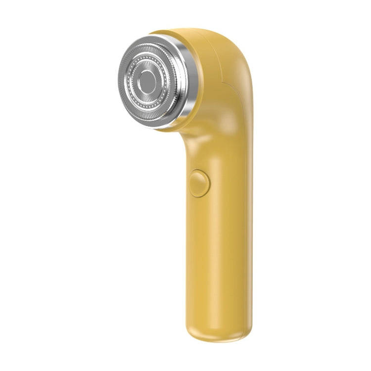 Rechargeable Travel Electric Shaver Portable Elbow Mini Floating Head Shaver(Orange)