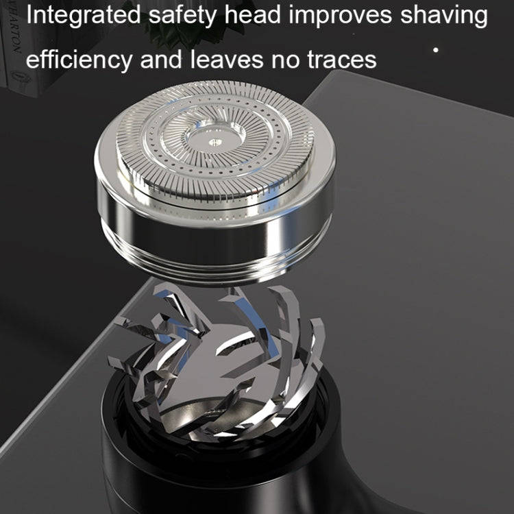 Rechargeable Travel Electric Shaver Portable Elbow Mini Floating Head Shaver(Orange)