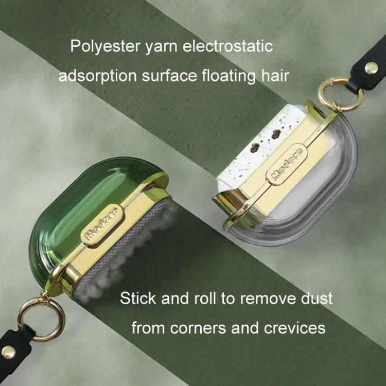 Double-sided Clothing Lint Adherer Tear-off Roll Paper Dust-sticking Paper, Color: Green