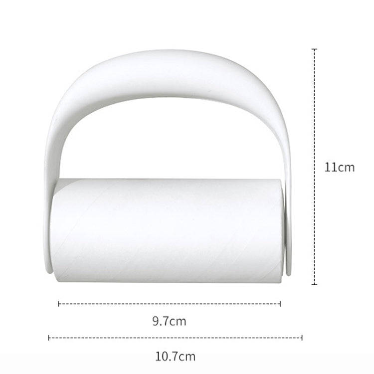 Household Roller Removable Dust-sticking Clothes Lint Sticker, Color: Crange