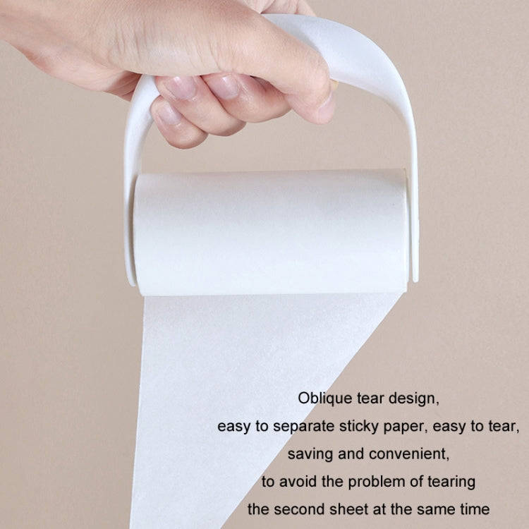 Household Roller Removable Dust-sticking Clothes Lint Sticker, Color: Crange