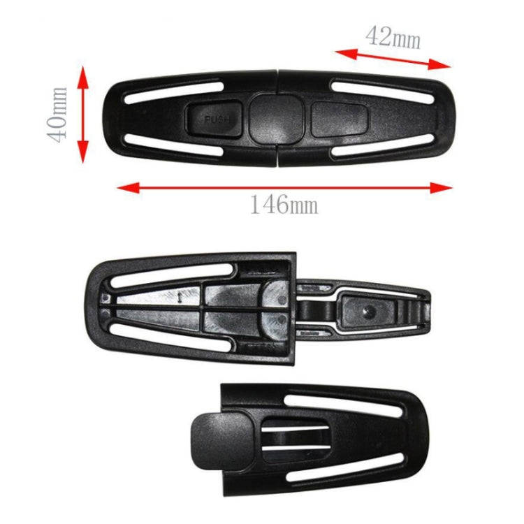 Child Safety Seat Belt 5-point Chest Buckle Adjustment Lock