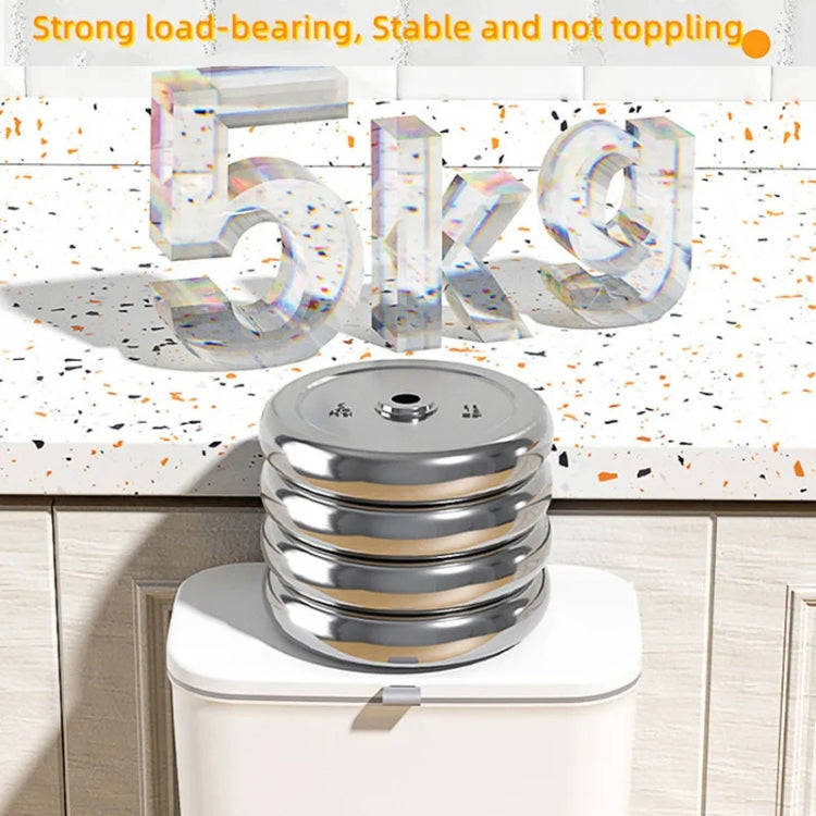 7L Kitchen Hanging Waste Bin With Lid Sliding Cover Under Sink Trash Can(Gray)