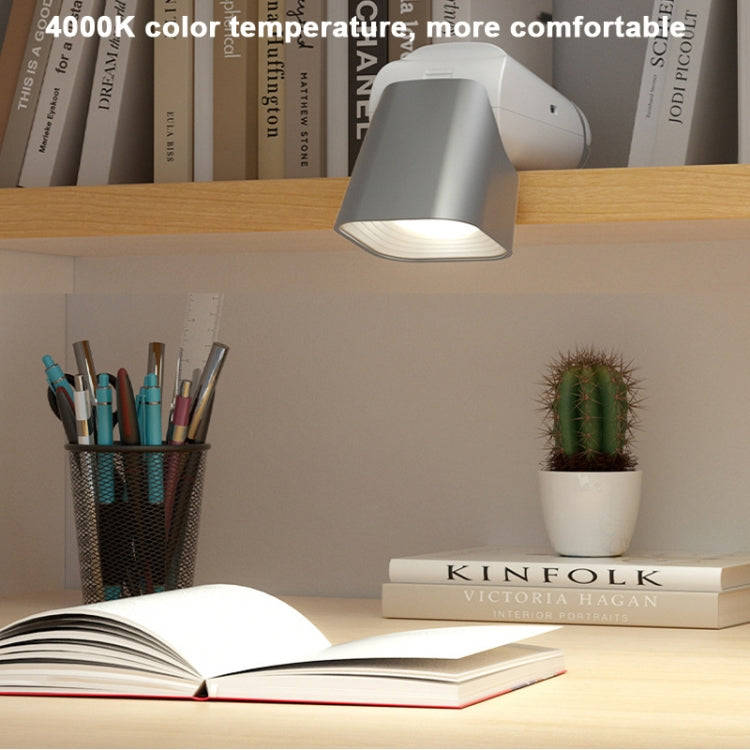 Multifunctional Reading Desk Lamp Flashlight Wall Mounted Bedside Lamp Folding Camping Lamp(Blue)