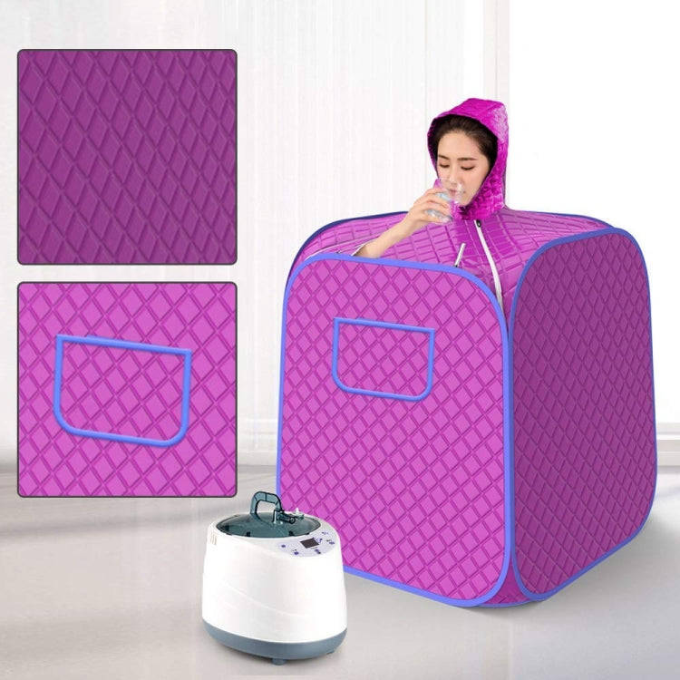 1000W Portable Steam Sauna Spa With Pot Set Weight Loss Skin Spa Machine UK Plug 220V(Blue and Wh...