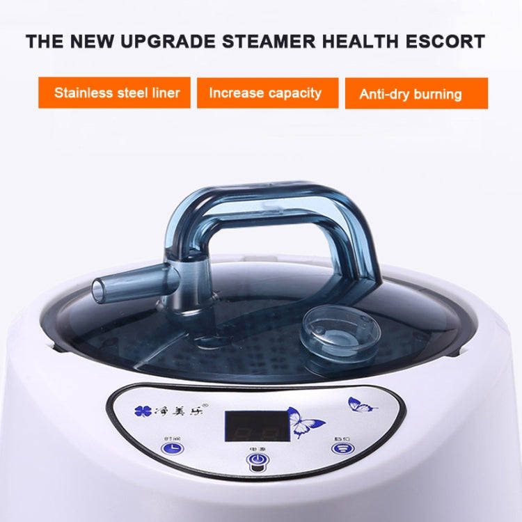1000W Portable Steam Sauna Spa With Pot Set Weight Loss Skin Spa Machine UK Plug 220V(Blue and Wh...