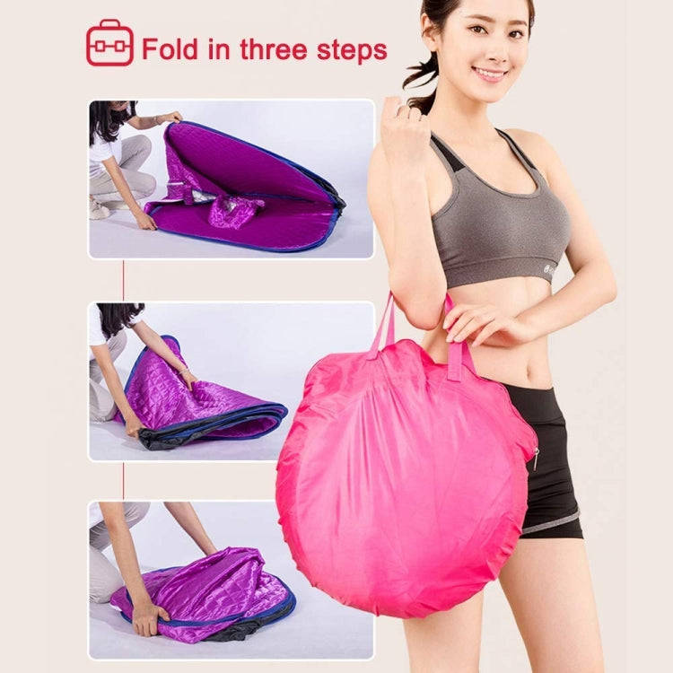 Dual Person Portable Steam Sauna Spa With Pot Set Weight Loss Skin Spa Machine EU Plug 220V(Purple)