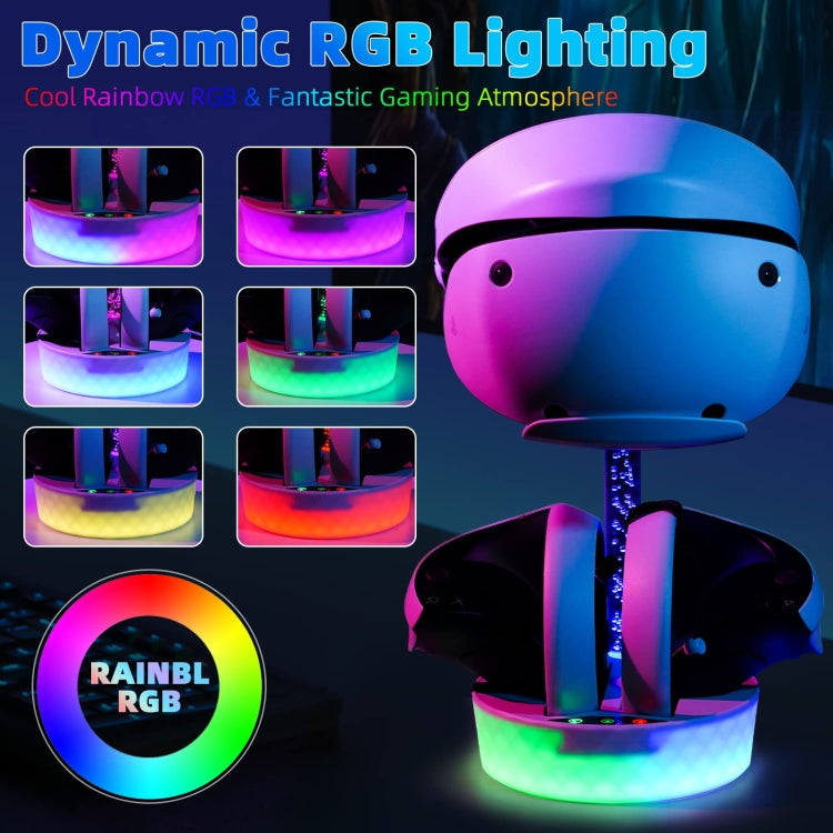 For PS VR2 iplay Colorful Charging Storage Rack Handle Magnetic Charging Base  HBP-505