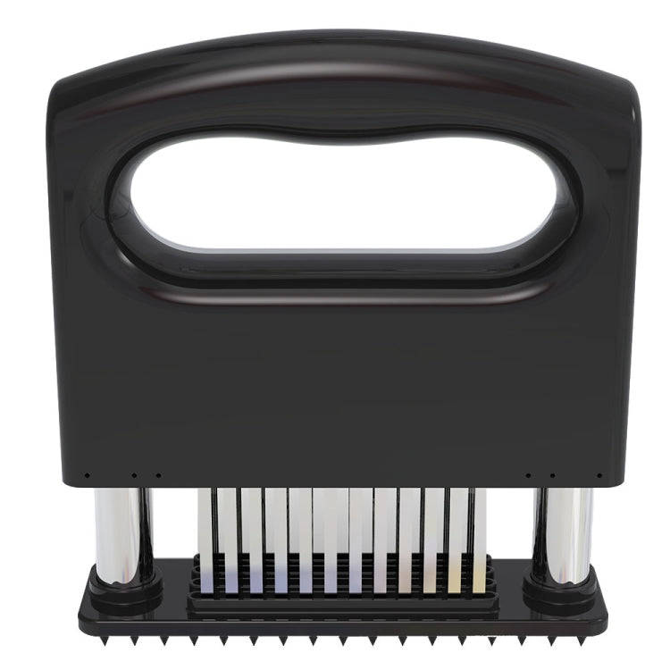 48-pin Meat Loosener with Handle Stainless Steel Meat Tenderizer Steak Needle Kitchen Tools(Black)
