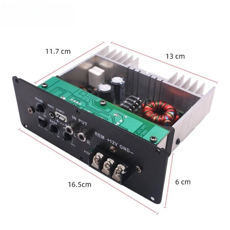 12V Car Audio Modification Ultra-thin Subwoofer Audio Amplifier Board RMS80W