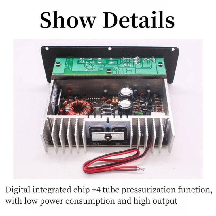 12V Car Audio Modification Ultra-thin Subwoofer Audio Amplifier Board RMS80W