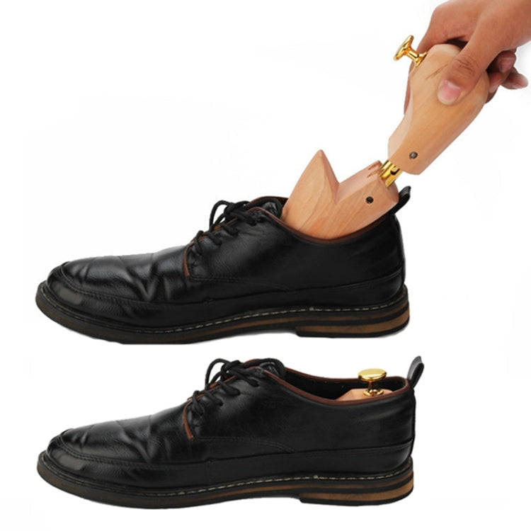 1pair Dutchwood Shoe Stretcher Expander Adjustable Anti-Wrinkle Shoe Last, Size: 41/42