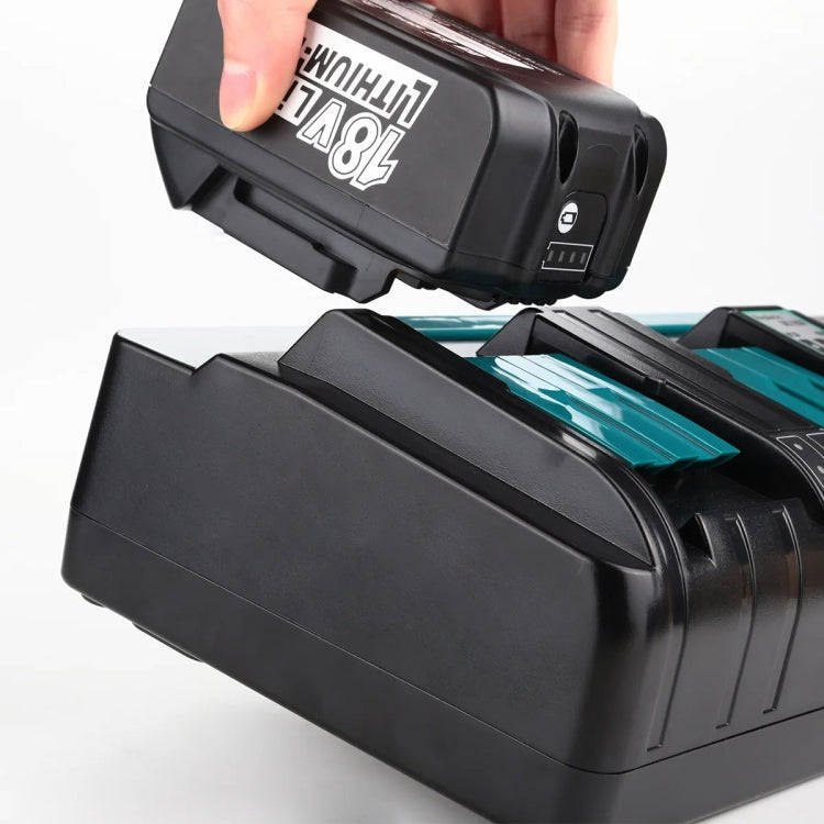 4 Ports 14.4-18V Lithium-Ion Charger DC18SF For Makita BL1430 / BL1820 / BL1830 / BL1850, Model: AU