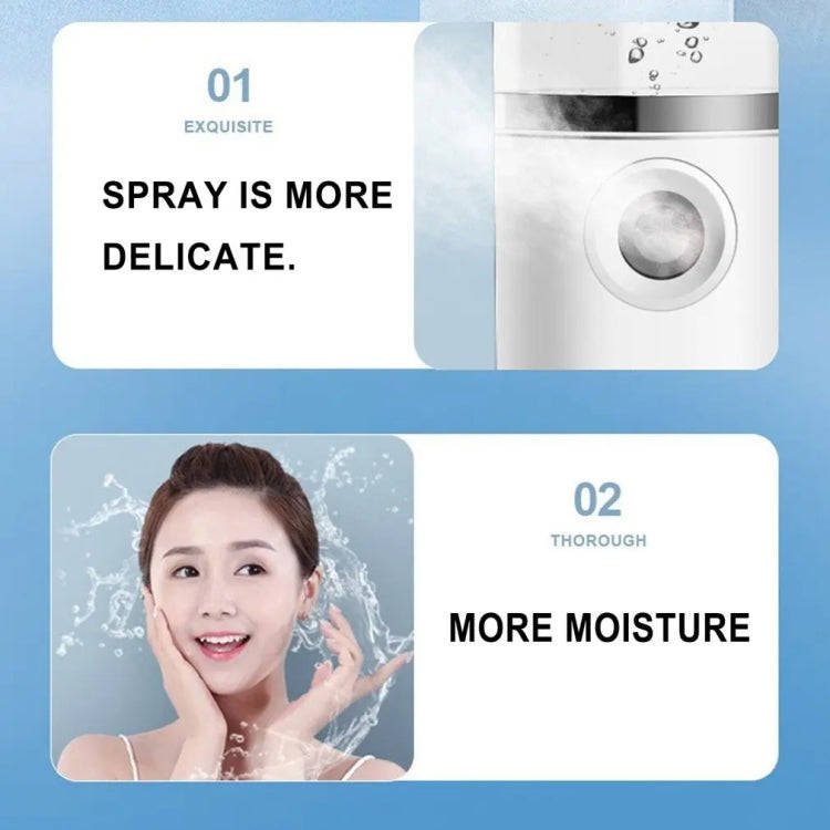 30ml Handheld Alcohol Disinfectant Instrument USB Interface Hydration Meter Humidifier, Color: Blue
