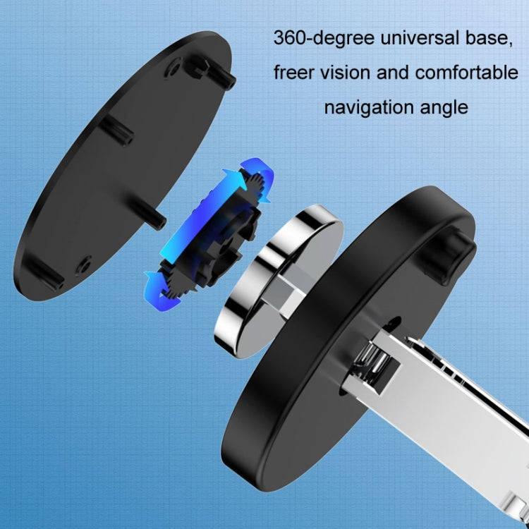 Magsafe Magnetic Mobile Phone Navigation Rotating Bracket, Model: Without Wireless Charging
