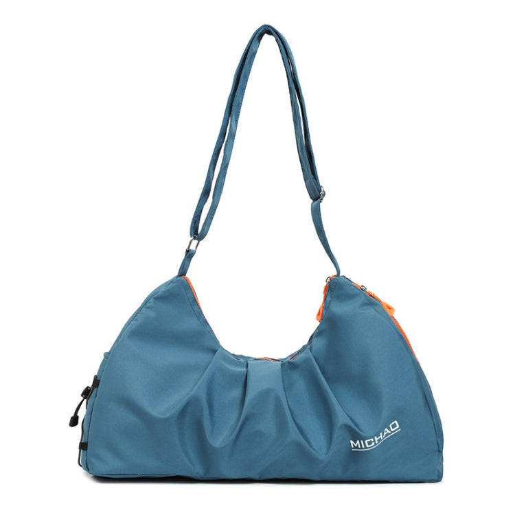 Dry And Wet Separation Swimming Storage Bag Sports Fitness Bag With Shoe Compartment, Color: Blue