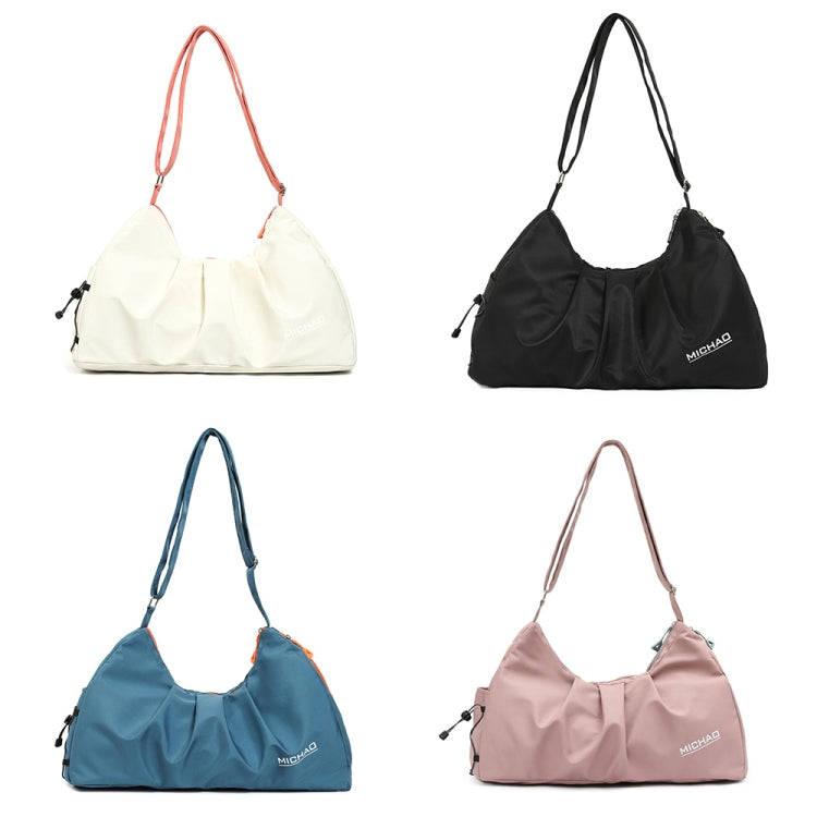 Dry And Wet Separation Swimming Storage Bag Sports Fitness Bag With Shoe Compartment, Color: Pink
