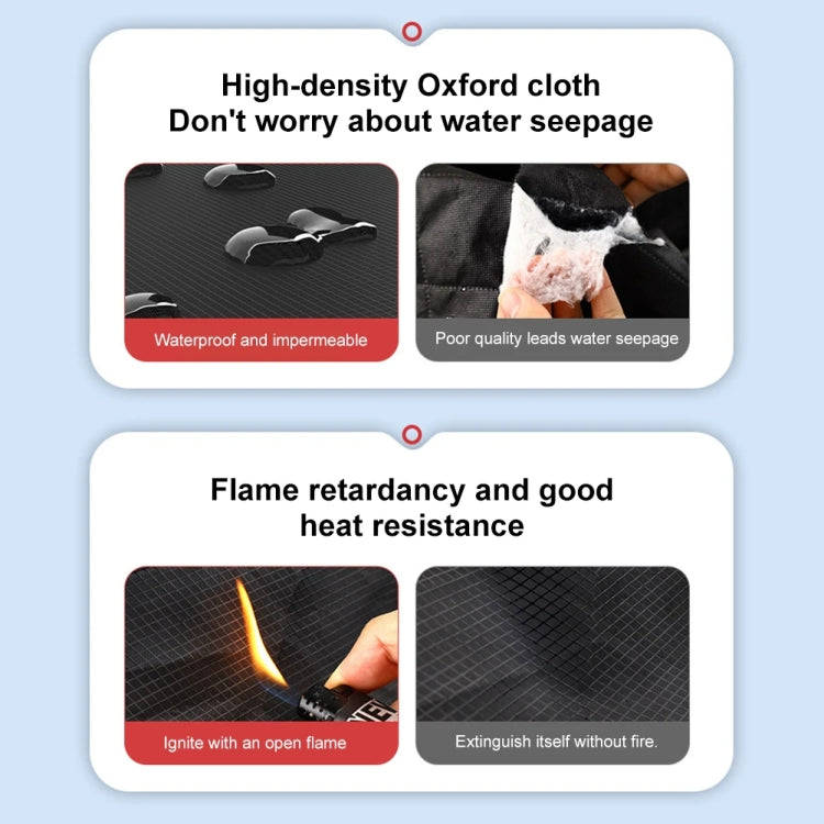 ST-3959 Snow Cover Front Windshield Strong Magnetic Adsorption Car Windshield Cover Oxford Cloth ...