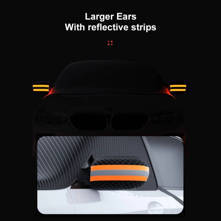 ST-3959 Snow Cover Front Windshield Strong Magnetic Adsorption Car Windshield Cover Oxford Cloth ...