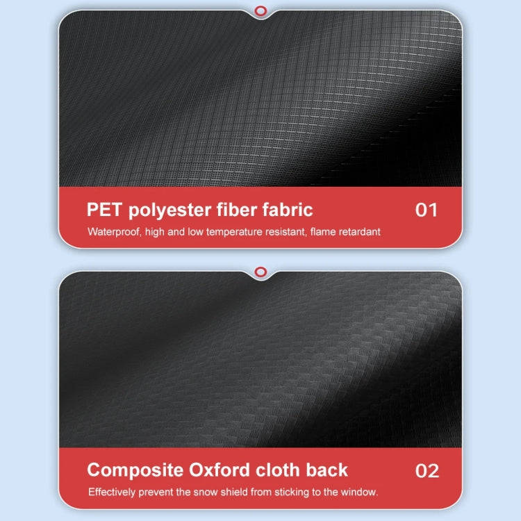 ST-3959 Snow Cover Front Windshield Strong Magnetic Adsorption Car Windshield Cover Oxford Cloth ...