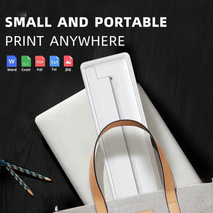 Small A4 Home Office Portable Inkless Printing Thermal Paper, Model: 200pcs Thermal Paper