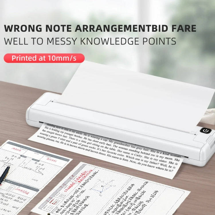 Small A4 Home Office Portable Inkless Printing Thermal Paper, Model: 200pcs Thermal Paper