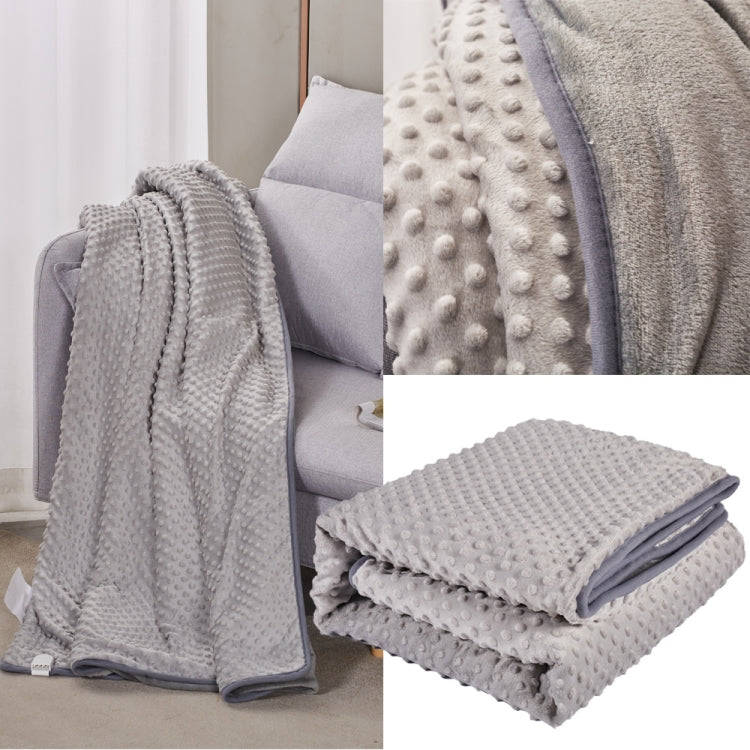 1.3 x 1.6m 220V Electric Blanket Heated Mattress Shawl Winter Body Warmer EU Plug(Dot Velvet)