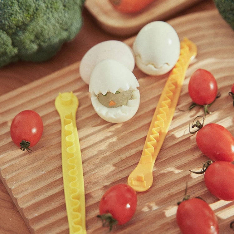 2pcs /Set Lace Egg Cutter DIY Egg Mold Kitchen Salad Making Tools