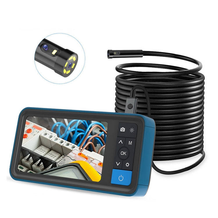 TESLONG MS450 8mm Dual Lens HD 4.5 Inch Large Screen Borescope Auto Repair Tool, 5M